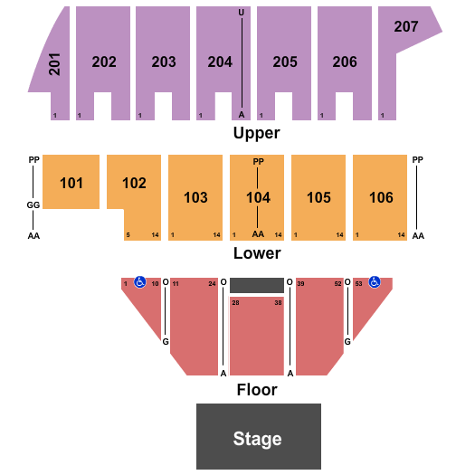 Bismarck Event Center Hadestown Seating Chart